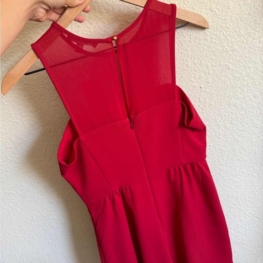 Banana Republic Vibrant Red Mini Dress-Size 6-NWT - Picture 4 of 13